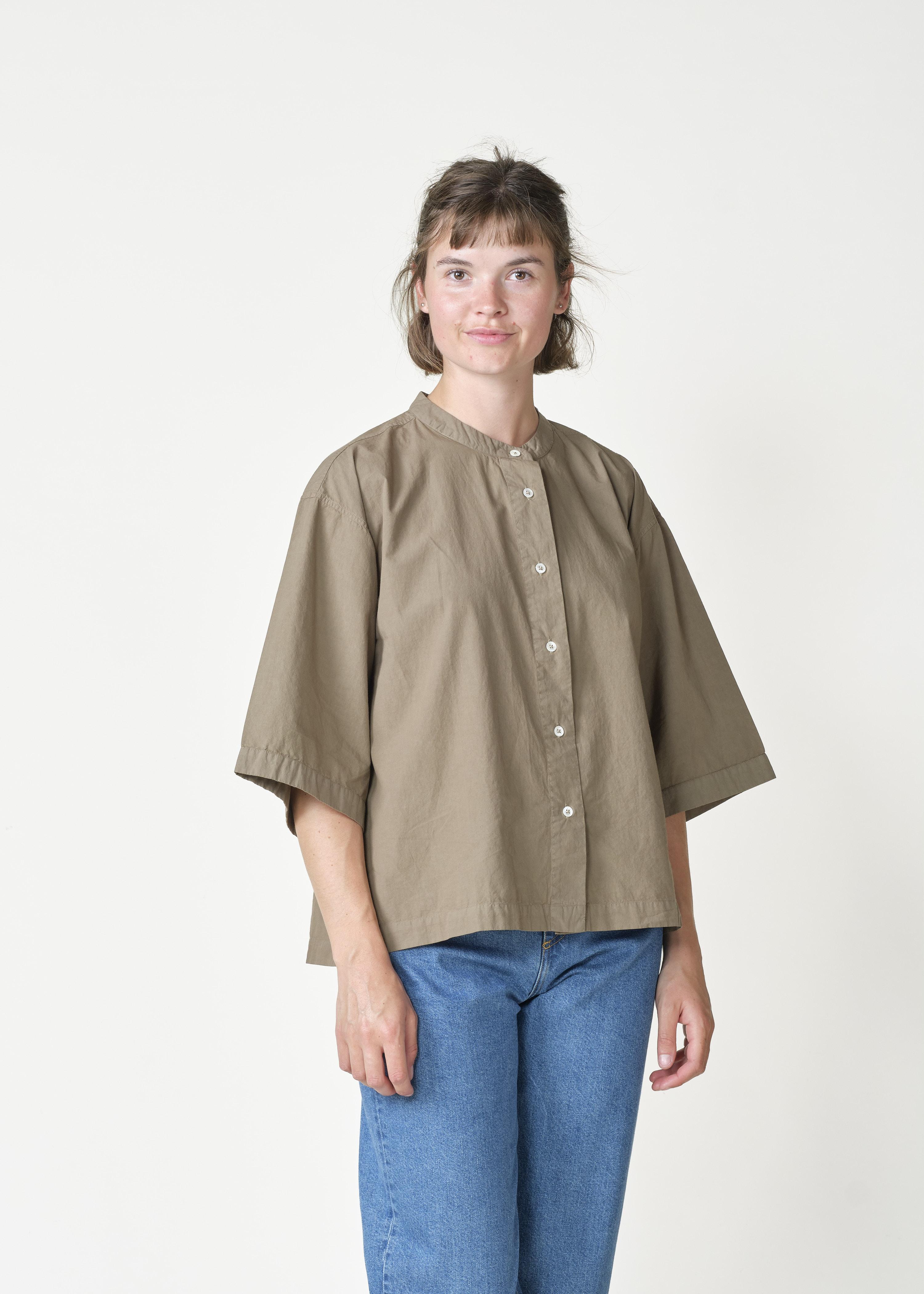 Klitmøller Lena Shirt Cashew GOTS Hemd Damen beige